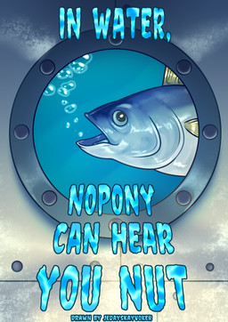 air_bubble bubble open_mouth shitpost solo submarine text underwater vehicle water watercraft window jedayskayvoker aquatic fish scombrid scombriform tuna absurd_res comic cover cover_art cover_page digital_drawing_(artwork) digital_media_(artwork) english_text hi_res meme