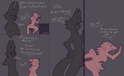 anthro bent_over breasts dialogue doggystyle duo female from_behind_position genitals glory_hole humanoid_genitalia humanoid_penis internal male male/female nipples penetration penile penile_penetration penis penis_in_vagina sex standing text vaginal vaginal_penetration pantheggon capcom european_mythology monster_hunter mythology bunny_(pantheggon) heron_(pantheggon) bat dragon flying_wyvern kobold mammal mythological_creature mythological_scalie nightshade_paolumu paolumu pink_rathian rath_wyvern rathian reptile scalie western_dragon wyvern absurd_res english_text hi_res