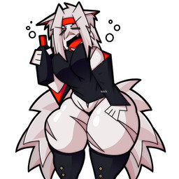 4_tails accessory arm_warmers armwear big_breasts blush bodily_fluids boots bottle breasts bubble clothing container drooling drunk drunk_bubble ears_down eye_scar eyes_closed facial_scar female footwear headband holding_bottle holding_container holding_object huge_breasts huge_thighs leg_scar legwear multi_tail open_mouth pivoted_ears saliva scar shoes solo substance_intoxication tail thick_thighs thigh_scar tights oboegollum kalia_(oboegollum) felid feline lynx mammal 1:1 absurd_res hi_res