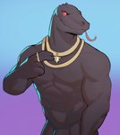 anthro forked_tongue genitals grey_body grey_scales jewelry jewelry_only male muscular muscular_anthro muscular_male necklace necklace_only nude penis penis_base red_eyes ring_(jewelry) scales smile solo tongue tongue_out jrjresq epic_games fortnite thunder_(fortnite) komodo_dragon lizard monitor_lizard reptile scalie hi_res