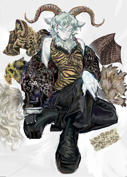 alternative_fashion anthro boots bottomwear clothed clothed_anthro clothed_male clothing crossdressing crossdressing_male fancy_clothing femboy footwear fully_clothed fully_clothed_anthro fully_clothed_male high_heeled_boots high_heels horn jacket male male_anthro pants shirt shoes simple_background sitting solo tank_top topwear white_background white_body suulfur beastars pina_(beastars) bovid caprine goat mammal hi_res
