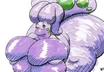 anthro big_breasts big_butt big_tail breasts butt female heart_eyes heart_symbol huge_breasts huge_butt huge_tail huge_thighs hyper hyper_breasts hyper_butt one_eye_closed solo tail thick_thighs wink mop_(artist) mythology nintendo pokemon dragon generation_6_pokemon goodra mythological_creature mythological_scalie pokemon_(species) scalie hi_res