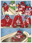 3:4 anthro ejaculation excessive_genital_fluids eyewear female fingering glasses hi-rez_studios hi_res lagomorph leporid mammal masturbation moji_(paladins) nude paladins_(game) rabbit skeletonkid5 solo vaginal vaginal_fingering