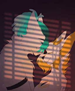 anthro duo female hug love male male/female sunset jensh_nx mythology canid canine canis dragon hybrid mammal mythological_creature mythological_scalie scalie wolf bust_portrait hi_res portrait sketch
