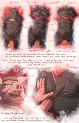 adult_on_child adult_on_young age_difference anal anal_penetration anthro anthro_on_anthro anthro_penetrated anthro_penetrating anthro_penetrating_anthro anthro_pov anus biped black_body black_fur blue_eyes bodily_fluids brown_hair collar dialogue dominant dominant_male dominant_pov duo erection eunuch eye_contact fangs first_person_view foreskin from_front_position fur genitals hair half-erect humanoid_genitalia humanoid_penis interspecies larger_anthro larger_male looking_at_another looking_at_partner looking_at_viewer lube lying male male/male male_anthro male_penetrated male_penetrating male_penetrating_male male_pov multicolored_body multicolored_fur navel nude oil older_anthro older_male open_mouth pain penetrating_pov penetration penis penis_size_difference pink_body pink_skin questionable_consent sex sex_slave short_hair size_difference slave small_penis smaller_anthro smaller_male smaller_penetrated spread_legs spreading submissive submissive_anthro submissive_male tears teeth text tight_foreskin tongue tongue_out treating_arousal_like_enjoyment two_tone_body two_tone_fur unretracted_foreskin wince young young_anthro young_male younger_anthro younger_male younger_penetrated dakkawoof dakka domuz_al_khinzir canid canine canis domestic_pig mammal suid suine sus_(pig) wolf 2019 absurd_res comic english_text hi_res multiple_scenes