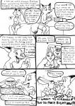 2016 anthro bed black_and_white bonnie_hopps canid canine cellphone chest_tuft clothed clothing comic dialogue disney duo electronics english_text eric_schwartz female fox furniture hi_res humor inside judy_hopps lagomorph leporid male mammal monochrome nick_wilde parent_(lore) phone predator/prey rabbit red_fox sitting skimpy smile speech_bubble standing stu_hopps text topless true_fox tuft underwear zootopia