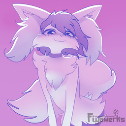 anthro blush cheek_tuft chest_tuft collar collar_only facial_tuft female female_anthro fur hair long_inner_ear_fluff looking_at_viewer nude smile smiling_at_viewer solo tail tuft fiyawerks nintendo pokemon fiya braixen generation_6_pokemon pokemon_(species) 1:1 absurd_res colored digital_media_(artwork) hi_res shaded watermark