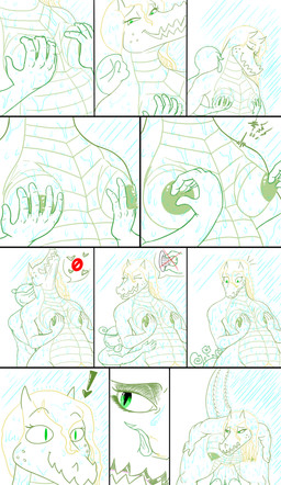 anthro areola bald bathroom bedroom_eyes blonde_hair breasts close-up duo female hair half-closed_eyes heart_symbol human_on_anthro interspecies long_hair narrowed_eyes navel nipples nude open_mouth oral pubes seductive simple_background smile spread_legs spreading wet white_background wide_hips jonsthaman monstro_village anon caimon alligator alligatorid crocodilian human mammal reptile scalie comic hi_res pictographics