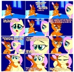 2012 bambi bed brown_eyes brown_fur cervine crossover cutie_mark deer dialog duo english_text equine female feral fluttershy_(mlp) friendship_is_magic fur green_eyes hair horse hug inside male mammal my_little_pony pegasus pink_hair pony sitting smile text tyrranux wings yellow_fur
Rating: Questionable
Score: 2
User: lemongrab
Date: June 15, 2013