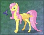 abstract_background beak blue_eyes duo eye_contact feathered_wings feathers female feral flying fur hair hooves looking_at_another pattern_background pink_hair simple_background smile standing tail tail_feathers wings yellow_body yellow_fur sirzi friendship_is_magic hasbro my_little_pony mythology fluttershy_(mlp) avian bird equid equine mammal mythological_creature mythological_equine pegasus 5:4 hi_res