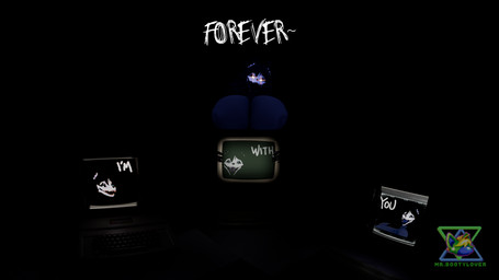 anthro big_breasts big_nipples black_body black_fur black_hair black_nipples black_tongue breasts crt_monitor darkness electronics female fur glowing glowing_eyes hair haunted haunting huge_breasts huge_nipples hyper hyper_breasts hyper_nipples monitor naughty_face nipples open_mouth scp-1471 sharp_teeth solo stalker talking_to_viewer teeth text tongue tongue_out yandere mr.bootylover da.nilkaz_(modeler) apple_ii commodore_64 ibm_pcjr scp_foundation scp-1471-a canid canine malo mammal skulldog_(species) 16:9 3d_(artwork) digital_media_(artwork) english_text hi_res widescreen