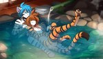 2024 alternate_species anthro arm_tuft bath bathing_together blue_eyes blue_hair breasts brown_hair butt canon_couple chest_tuft closed_smile conditional_dnp digitigrade duo eyebrows eyelashes eyes_closed felid female flora_(twokinds) fur hair hi_res intraspecies keidran long_hair male mammal mouth_closed nude nude_anthro nude_female nude_male orange_body orange_fur pantherine pawpads raised_leg shoulder_tuft slim_anthro slim_female slim_male small_breasts smile social_nudity striped_body striped_fur stripes tiger tiger_trace tom_fischbach towel trace_legacy tuft twokinds water white_body white_fur