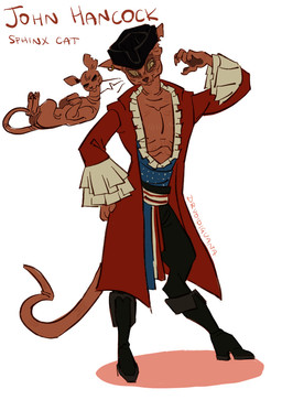 anthro black_boots black_clothing black_footwear black_nose boots clothed clothing ear_piercing ear_ring flag_clothing footwear hairless hat headgear headwear jacket male open_clothing open_shirt open_topwear piercing poet_shirt red_clothing red_jacket red_topwear ring_piercing rococo_clothing sash shirt shoes simple_background solo standing tail text topwear tricorne wearing_hat white_background drvoidiguana fallout microsoft hancock_(fallout) domestic_cat felid feline felis hairless_cat mammal sphynx_(cat) artist_name english_text