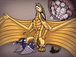 anthro close-up duo feathers feet female feral foot_fetish foot_play footjob fur genitals internal internal_footjob male male/female paws penis scales scar sex size_difference slit_play smaller_female wings shadarrius mythology etis kiry avali dragon mythological_creature mythological_scalie scalie hi_res