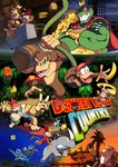 anthro banana bloodshot_eyes clothing detailed_background female feral food fruit group male plant text underwater vines water funnismonkis donkey_kong_(series) nintendo cranky_kong diddy_kong dixie_kong donkey_kong_(character) enguarde funky_kong king_k._rool rambi_the_rhinoceros ape billfish fish haplorhine istiophoriform klaptrap kremling mammal marine monkey primate rhinoceros scalie swordfish 2024 english_text hi_res