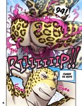 anthro anus biped butt charr_(maririn) clothed clothing comic felid hi_res leopard male mammal maririn muscular muscular_anthro muscular_male pantherine perineum pink_clothing pink_underwear solo tail topless topless_anthro topless_male torn_clothing torn_underwear underwear underwear_only whiskers