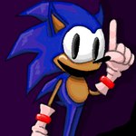 1:1 1mf4d1ng anthro blue_body blue_fur clothing eulipotyphlan fur gloves handwear hedgehog hi_res mammal rewrite ring sega slim solo sonic_(rewrite) sonic_the_hedgehog_(series) thin_thighs toothless_mouth