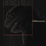 ambiguous_gender anthro open_mouth sharp_teeth side_view solo spines teeth text plastiboo godzilla_(series) shin_godzilla_(godzilla:_resurgence) toho godzilla shin_godzilla reptile scalie 2021 hi_res