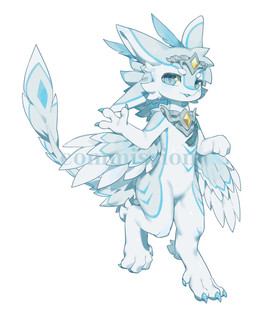 3_claws 3_fingers 4_toes ambiguous_gender anthro biped blep blue_eyes blue_stripes blue_tongue claws clothing digitigrade eyebrows feathers featureless_chest featureless_crotch feet finger_claws fingers gesture glistening glistening_eyes headgear headwear mostly_nude mostly_nude_ambiguous mostly_nude_anthro multi_ear multicolored_body simple_background snout solo standing stripes tail toe_claws toes tongue tongue_out waving waving_at_viewer white_background white_body white_eyebrows white_feathers white_sclera winged_arms wings theresnobody827 avali avian 2026 digital_drawing_(artwork) digital_media_(artwork) full-length_portrait hi_res portrait shaded watermark