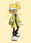 clothing eyewear female looking_at_viewer solo sunglasses itsdetectiveliz disney ducktales ducktales_(2017) goldie_o'gilt anatid anseriform avian bird duck hi_res