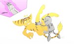 anal anal_masturbation anal_penetration anthro balls barefoot big_ears duo feet feral fur genitals green_eyes grey_body legs_up machine male male/male masturbation nude penetration penis robotic_body robotic_penis sex_toy tail vein veiny_penis vibrator yellow_body yellow_fur soina third-party_edit ratchet_and_clank sony_corporation sony_interactive_entertainment clank_(ratchet_and_clank) ratchet_(ratchet_and_clank) alien lombax mammal robot 5:3 color_edit colored hi_res