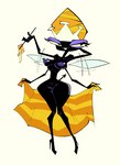 anthro breasts female genitals nipples nude pussy solo herny hanna-barbera secret_squirrel_show queen_bea arthropod bee hymenopteran insect absurd_res hi_res