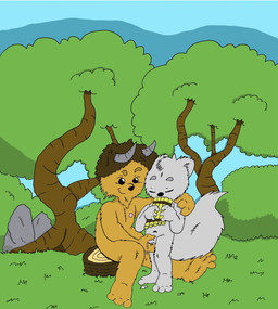 age_difference anthro duo ejaculation handjob male male/male masturbation musical_instrument nude outside pan pan_flute penile sex smile smiling_at_another smiling_at_partner wind_instrument woodwind_instrument young eliriaa european_mythology greek_mythology mythology mammal rodent satyr sciurid tree_squirrel colored digital_media_(artwork) hi_res
