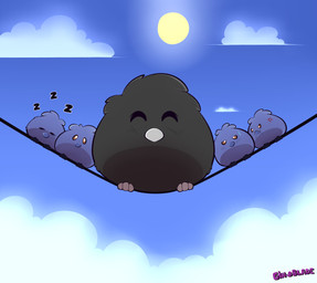 ambiguous_gender anthro beak cloud day group sun gin-blade avian bird absurd_res hi_res