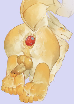 anal_oviposition anthro backsack balls blush butt egg feet foreskin genital_piercing genitals humanoid_genitalia humanoid_penis looking_at_viewer looking_back lube male oviposition penis penis_piercing piercing presenting presenting_hindquarters raised_tail solo tail toes irisart_nsfw mythology dragon mythological_creature mythological_scalie scalie absurd_res hi_res
