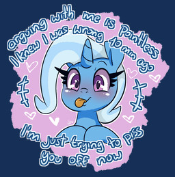 female heart_symbol horn purple_eyes solo text tongue tongue_out louvely friendship_is_magic hasbro my_little_pony mythology trixie_(mlp) equid equine mammal mythological_creature mythological_equine unicorn alpha_channel english_text