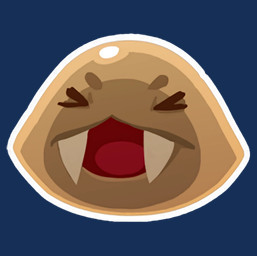 >_< ambiguous_gender brown_body eyes_closed fangs feral glistening glistening_body open_mouth outline red_mouth sabertooth_(anatomy) simple_background solo teeth transparent_background white_outline unknown_artist slime_rancher blob_creature goo_creature mammal marine pinniped saber_slime slime_(slime_rancher) alpha_channel digital_drawing_(artwork) digital_media_(artwork) full-length_portrait portrait