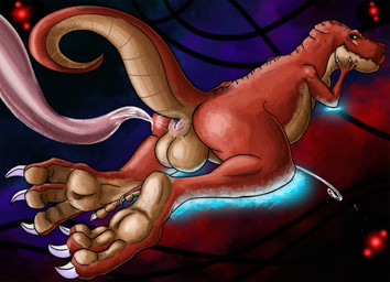3_fingers 4_toes after_sex anal anal_penetration anus backsack balls barefoot big_balls blush bodily_fluids butt claws cum cum_while_penetrated cumshot ejaculation erection feet feral fingers foot_focus gaping gaping_anus genital_fluids genitals green_eyes hands-free hindpaw kneeling looking_back looking_pleasured machine male male_penetrated paws penetration penis pink_anus presenting presenting_hindquarters science simple_background smile soles solo teeth tentacles toe_claws toes fol core_collapse dinosaur prehistoric_species reptile robot scalie theropod tyrannosaurid tyrannosauroid tyrannosaurus tyrannosaurus_rex 2020 hi_res