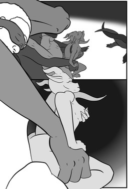anthro assisted_sex breast_squeeze breasts duo entwined_tails female female/female female_raping_male forced group larger_female male male/female nipple_fetish nipple_play seated_sex size_difference smaller_female squeezing tail tail_coil trio circuit19 mythology dragon human kobold mammal mythological_creature mythological_scalie scalie comic hi_res