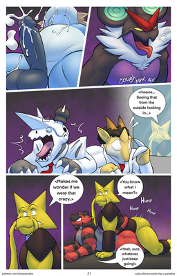 anal anal_penetration anthro balls being_watched belly big_penis black_balls black_body black_penis black_skin black_stripes blue_body blue_eyes blue_skin bodily_fluids border brown_body brown_hair brown_skin butt claws clothed clothing coat cum cum_from_mouth cum_in_mouth cum_inside cum_on_belly cum_on_body cum_on_penis duo ejaculation eyewear fellatio fingers fur gas genital_fluids genitals glasses grey_body grey_fur hair half-closed_eyes hands-free hat headgear headwear huge_penis humanoid_genitalia humanoid_penis lab_coat long_tail looking_at_another male male/male male_penetrated male_penetrating male_penetrating_male markings muscular muscular_anthro muscular_male narrowed_eyes navel necktie on_top onomatopoeia open_mouth oral oral_orgasm orgasm orgasm_face penetration penile penile_penetration penis pink_tongue pokemon_transformation purple_background red_body red_butt red_fur red_nose red_tail red_tongue sex simple_background sound_effects speech_bubble striped_body striped_markings striped_tail stripes tail tail_markings teeth text tongue tongue_out topwear torn_clothing transformation white_body white_border white_claws white_skin window yellow_body yellow_butt yellow_ears yellow_eyes yellow_skin doost nintendo pokemon aggron alakazam generation_1_pokemon generation_3_pokemon generation_6_pokemon generation_7_pokemon incineroar noivern pokemon_(species) sandslash swampert 2025 comic english_text hi_res url