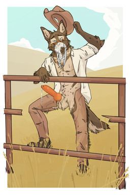 animal_genitalia animal_penis anthro balls black_nose blush bodily_fluids boots brown_body brown_chaps brown_eyes brown_fur canine_genitalia canine_penis casual_erection chaps clothed clothing cowboy_hat erection footwear fur genital_fluids genitals grass_field hat headgear headwear holding_clothing holding_object holding_underwear humanoid_hands jockstrap jockstrap_on_face jockstrap_sniffing knot knotted_penis leaking_precum looking_at_viewer male no_underwear open_clothing open_shirt open_topwear outdoor_background penis precum sheath shirt shoes smile smiling_at_viewer smirk smirking_at_viewer sniffing sniffing_clothes solo stained_clothing stained_underwear sweat tail topwear underwear underwear_on_face underwear_on_muzzle underwear_sniffing white_clothing white_jockstrap white_shirt white_topwear white_underwear wolfscented northern_lights_(visual_novel) aldric_(northern_lights) canid canine canis domestic_dog german_shepherd herding_dog mammal pastoral_dog 2023 digital_drawing_(artwork) digital_media_(artwork) english_description hi_res