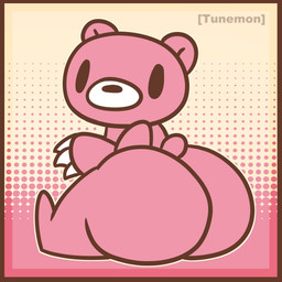 ambiguous_gender anthro big_butt butt claws looking_at_viewer looking_back looking_back_at_viewer sitting solo tunemon gloomy_the_naughty_grizzly gloomy_bear bear mammal hi_res