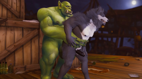 anal anal_orgasm anal_penetration anthro bald ball_size_difference balls biceps big_balls bodily_fluids butt calf_muscles cum cum_in_ass cum_inflation cum_inside cumshot duo ejaculation erection fangs fur genital_fluids genital_size_difference genitals green_balls green_body hands-free humanoid_genitalia humanoid_penis inflation male male/male male_penetrated male_penetrating male_penetrating_male mismatched_genitalia mismatched_humanoid_penis mismatched_penis moan muscular muscular_anthro muscular_male night nipples nude orgasm outdoor_nudity outside outside_sex pecs penetration penile penile_penetration penis penis_in_ass penis_size_difference quads sex sound_effects tail teeth trapezius vein veiny_muscles veiny_penis kutar_g sound_warning blizzard_entertainment mythology warcraft kaylin canid canine humanoid mammal mythological_canine mythological_creature orc werecanid werecanine werecreature werewolf 16:9 3d_(artwork) 3d_animation animated blender_(artwork) digital_media_(artwork) hi_res long_playtime sound video widescreen