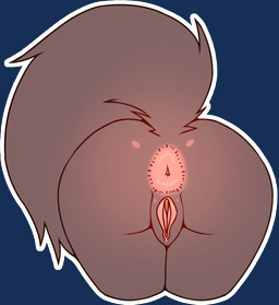 anthro anus anus_focus big_anus big_butt brown_body brown_fur brown_spots brown_tail butt butt_focus clitoris faceless_character faceless_female female fur genitals markings orange_body orange_fur orange_tail pink_anus raised_tail solo spots striped_body stripes tail thick_thighs vulva wide_hips tenides twokinds natani canid canine canis felid mammal wolf alpha_channel hi_res