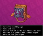 chastity_cage chastity_cage_only chastity_device chastity_device_only female lock nude stylized_chastity_cage text zero_pictured dracozhilla locktober undertale_yellow martlet_(undertale_yellow) english_text