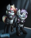 2013 bdsm bit_gag blue_eyes bridle collar cutie_mark duo equine eyeshadow female friendship_is_magic gag gagged gamermac hair horn horse makeup mammal multi-colored_hair my_little_pony one_eye_closed pegasus pony purple_eyes purple_hair rainbow_dash_(mlp) rainbow_hair rarity_(mlp) riding_crop rubber stockings tail_wrap unicorn wings wink
Rating: Safe
Score: 3
User: 2DUK
Date: December 29, 2013