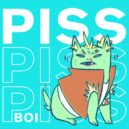 ambiguous_gender blonde_hair clothed clothed_feral clothing feral fur green_body green_fur hair inner_ear_fluff paws pointy_ears prick_ears sitting solo tail tuft underbite missmisnomer cat_no_like_banana drawfee_(copyright) drawtectives gyorik_rogdul piss_boy_(drawtectives) domestic_cat felid feline felis mammal 1:1 hi_res