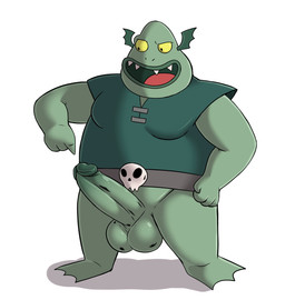 anthro balls biped bottomless bottomless_anthro bottomless_male clothed clothing erection genitals glans green_balls green_body green_clothing green_glans green_penis green_shirt green_topwear humanoid_genitalia humanoid_penis male penis shirt simple_background solo teeth topwear white_background ofstrial disney star_vs._the_forces_of_evil buff_frog_(svtfoe) amphibian frog absurd_res hi_res