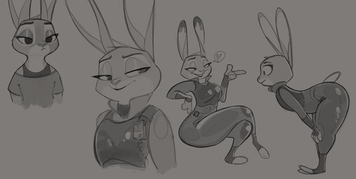 anthro big_butt butt clothing curvy_figure female police police_officer police_uniform solo thick_thighs uniform bigoldoinks disney zootopia judy_hopps european_rabbit lagomorph leporid mammal oryctolagus rabbit absurd_res hi_res monochrome sketch sketch_page