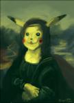 anthro anthrofied clothed clothing female fur hair landscape parody pokemorph smile solo yellow_body yellow_fur caroro mona_lisa_(painting) nintendo pokemon generation_1_pokemon mammal pikachu pokemon_(species) rodent 2010 inspired_by_formal_art