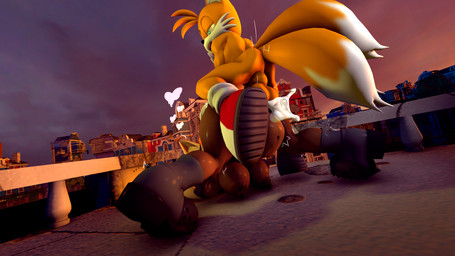 anthro ass_up bodily_fluids cum cum_in_vagina cum_inflation cum_inside duo female genital_fluids genitals heart_symbol inflation jack-o'_pose male male/female nipples nude penetration penis pose sex tail vulva boiboi9999 idw_publishing sega sonic_the_hedgehog_(comics) sonic_the_hedgehog_(idw) sonic_the_hedgehog_(series) miles_prower whisper_the_wolf canid canine canis fox mammal wolf 16:9 3d_(artwork) digital_media_(artwork) hi_res widescreen