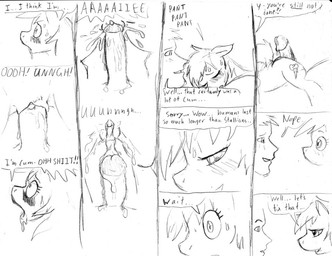 bestiality black_and_white blush comic cum cum_in_pussy cum_inside dialog dj-black-n-white duo equine female feral friendship_is_magic horse hot_dogging human interspecies male monochrome my_little_pony pegasus penetration penis pony pussy rainbow_dash_(mlp) sex sketch straight text vaginal vaginal_penetration wings
Rating: Explicit
Score: 13
User: Shadeol
Date: June 01, 2013