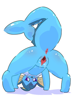 anus black_nose blue_body blue_tail blush bodily_fluids butt clitoris eyelashes female female_feral feral genital_fluids genitals humanoid_genitalia humanoid_genitalia_on_feral humanoid_vulva humanoid_vulva_on_feral looking_at_viewer narrowed_eyes pink_anus pink_vulva presenting presenting_hindquarters purple_eyes simple_background solo spread_vulva spreading tail tongue tongue_out vaginal_fluids vulva white_background conditional_dnp xammyxx nintendo pokemon eeveelution generation_1_pokemon pokemon_(species) vaporeon 2026 3:4 cel_shading digital_media_(artwork) hi_res ibispaint_(artwork) shaded signature watermark