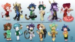 2_toes 3_toes 4_toes 5_toes absolutely_everyone anthro antlers apode asian_clothing avian_feet barefoot blue_eyes blue_hair bovid_horn bovine_horn brown_hair bull_horn caprine_horn chibi claws clothing cloven_hooves east_asian_clothing feathers feet female green_eyes green_hair group hair hand_fan hooves horn japanese_clothing jewelry kimono large_group legless male paws purple_eyes purple_hair ram_horn red_eyes red_hair serpentine soles split_form tail tail_feathers text toes yellow_eyes luckypan chinese_zodiac mythology year_of_the_dog year_of_the_dragon year_of_the_goat year_of_the_horse year_of_the_monkey year_of_the_ox year_of_the_pig year_of_the_rabbit year_of_the_rat year_of_the_rooster year_of_the_snake year_of_the_tiger animal_humanoid avian bird bovid bovine caprine cattle chicken draconcopode dragon galliform gallus_(genus) goat haplorhine humanoid lamia mammal monkey mouse murid murine mythological_creature mythological_scalie phasianid primate reptile rodent scalie snake 16:9 2009 english_text watermark widescreen