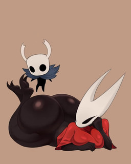 2_horns ambiguous_gender anthro big_butt biped black_body bouncing breasts butt clothed clothing duo empty_eyes female female/ambiguous fingers glistening glistening_body horn huge_butt jumping larger_female lying mouthless on_front red_clothing short simple_background size_difference tapping_fingers thick_thighs white_head idler_r hollow_knight_(franchise) team_cherry hornet_(hollow_knight) the_knight_(hollow_knight) arthropod vessel_(species) 2025 4:5 animated hi_res short_playtime sound video half_sister_(lore) nonbinary_(lore) sibling_(lore) sister_(lore)