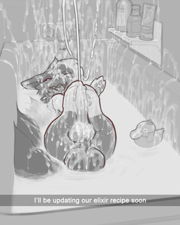 animal_genitalia animal_penis autofootjob balls bathtub big_balls big_penis bodily_fluids canine_genitalia canine_penis cum cum_bath cum_covered cum_drip cum_drool cum_everywhere cum_in_hair cum_on_balls cum_on_body cum_on_ear cum_on_face cum_on_feet cum_on_leg cum_on_own_face cum_on_penis cum_on_self cum_on_snout cum_on_tail cum_shower cum_splatter cum_strand cum_string cumshot dripping ejaculation erection excessive_cum excessive_genital_fluids feet feral foot_fetish foot_play furgonomics furry-specific_piercing genital_fluids genital_piercing genitals hair huge_balls infinite_cum infinite_genital_fluids knot knotted_penis looking_pleasured male masturbation messy orgasm paws penile penile_masturbation penis piercing rubber_duck sheath sheath_piercing small_but_hung solo tail text snowskau nintendo nonstop_nut_november pokemon zorua_(snowskau) canid canine fox generation_5_pokemon mammal pokemon_(species) true_fox zorua 4:5 hi_res